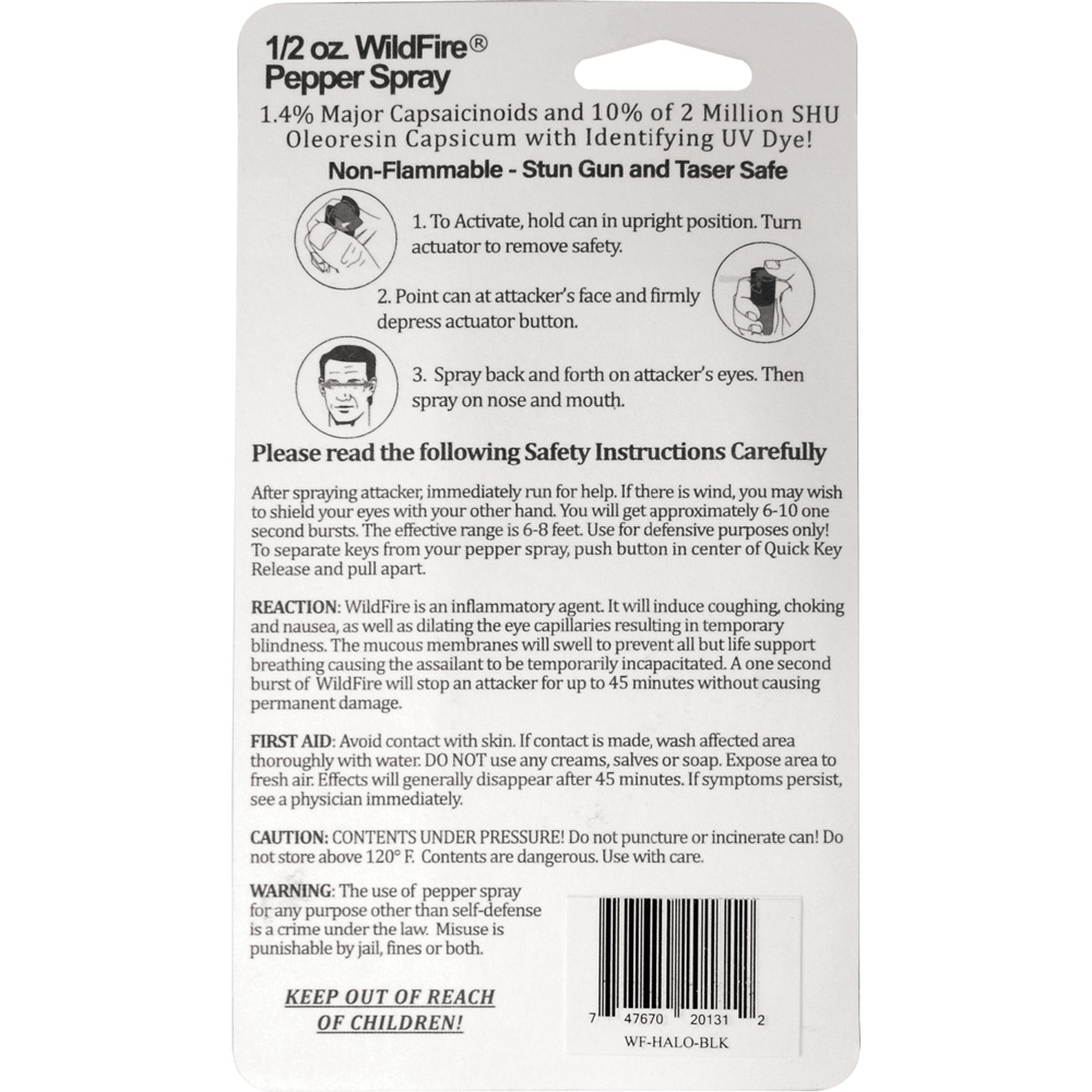 WildFire 1.4% MC 1/2 oz Halo Holster Black view 6